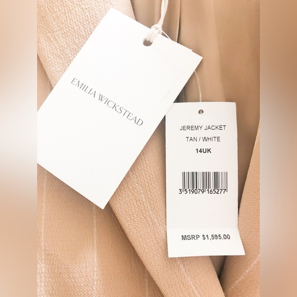 Emilia Wickstead Jeremy Pinstripe Blazer - Picture 16 of 16